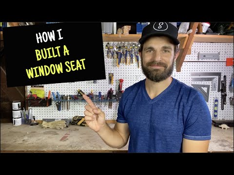 HOW TO BUILD A BAY WINDOW SEAT WITH HIDDEN STORAGE COMPARTMENT