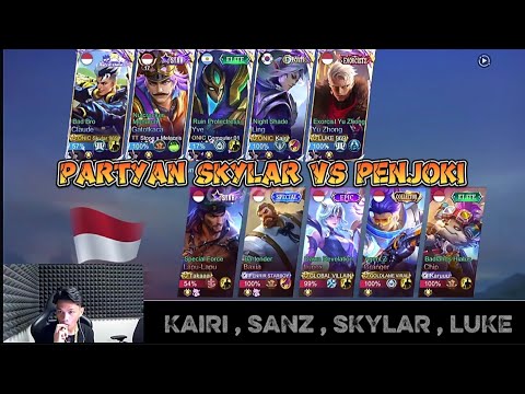 PARTYAN ONIC VS PENJOKI FENRIR DONGKAK #mlbb #mobilelegends #onic #fenrirdongkak #taka 