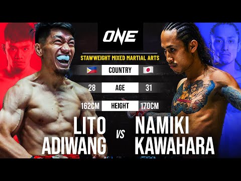 Namiki Kawahara vs Lito Adiwang full fight