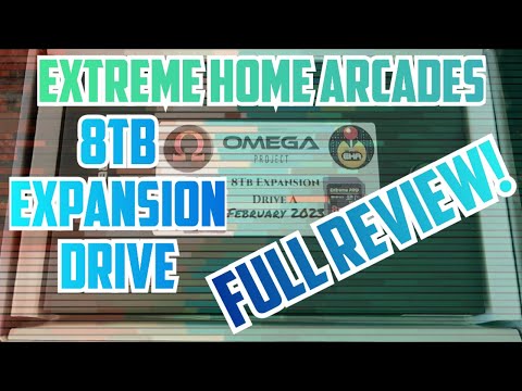 Extreme Home Arcades 8TB Expansion Drive + 16TB Omega Drive FULL REVIEW! 24TB Set!!!