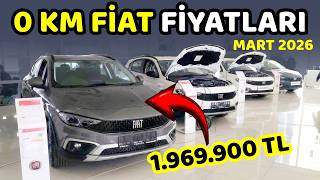 0 KM FİAT FİYATLARI - Mart 2026 | Yetkili Bayi Sıfır Km Fiat Egea ve E