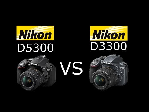 Nikon D5300 vs Nikon D3300 in Spanish | VS Digital