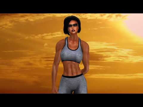 Finally Growing - Progress 1-10 - [Female Muscle Growth] [Second Life]