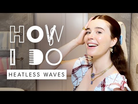 Nell Diamond的無熱度防捲髮教程|我怎麼做|Harper's BAZAAR (Nell Diamond’s Heatless Frizz-Free Waves Hair Tutorial | How I Do | Harper’s BAZAAR)