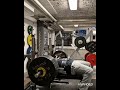 165kg Dead Bench Press 6 reps for 3 sets with close grip
