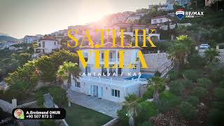 Antalya Kaş Yarmadası'nın Deniz Manzaralı En Güzel Villası Satılık! #a