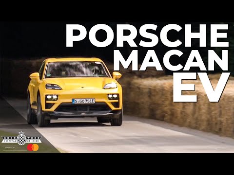 Porsche Macan Turbo EV's global debut at Goodwood FOS