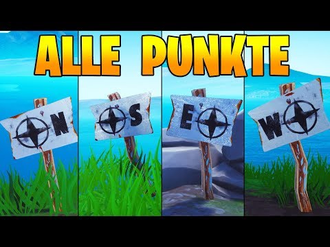 besuche den nordlichsten sudlichsten ostlichsten westlichesten punkt fortnite season 8 woche 2 - fortnite season 8 lupe auf schatzkarte