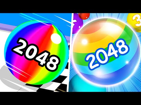 Ball Run Infinity vs Right Path 2048 - Max Level Gameplay (Part 1)