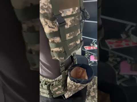 Разгрузочный пояс. РПС пиксель (с подсумками), армейский пояс для ВСУ. Тактический жилет на 8 подсумков - фото 1 - id-p1930510329