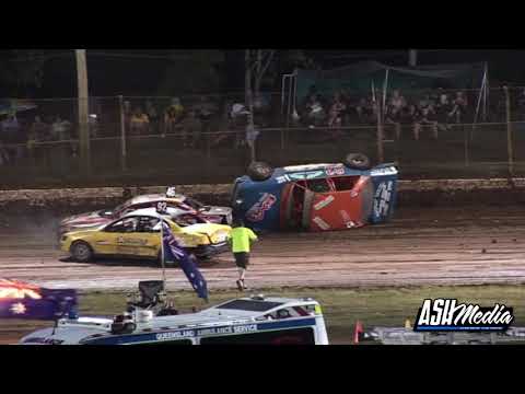 Modified Production: Kane Heidke Rollover - Maryborough Speedway [Classic]