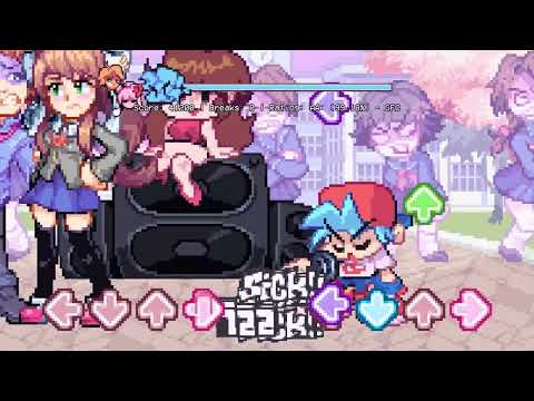 FNF MOD:Doki Doki Takeover Plus Update - Poems N' thorns v2 (FC)