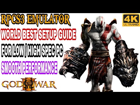 Руководство по лучшим настройкам GOD OF WAR 3 для RPCS3 для слабых и мощных ПК || Эмулятор PS3 4K...