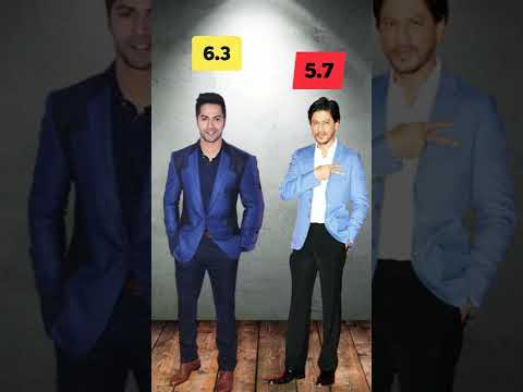 Height comparison with SRK #shorts