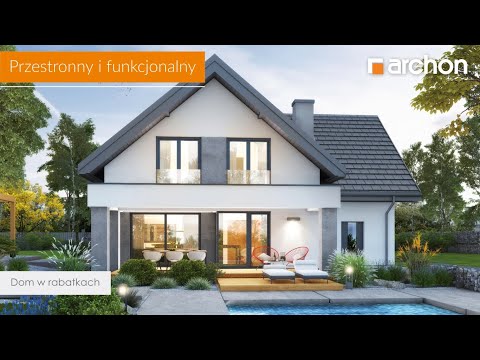 Dom w rabatkach - Przestronny i funkcjonalny I ARCHON+ Projekty Domów