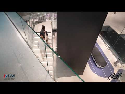 Les coulisses de fabrication de l’escalier du flagship de Nike