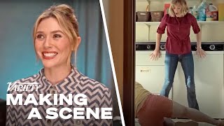 How Elizabeth Olsen &amp; Lesli Linka Glatter Staged the Axe Scene From 'Love &amp; Death' I Making A Scene