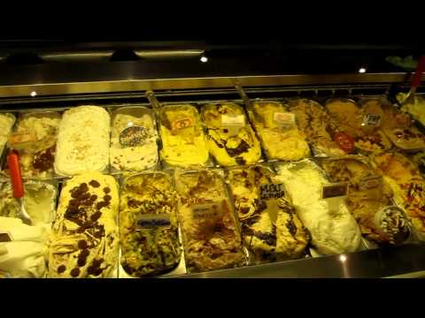The famous gelato shop in rome.
