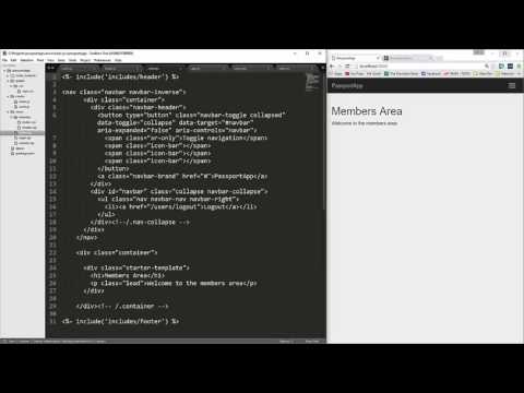 [Full Stack Course] Project 1-Passport App. Access Control \u0026 Logout (Part 6)