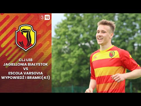 CLJ U18: Jagiellonia Białystok - Escola Varsovia 4:1[skrót i wypowiedź]
