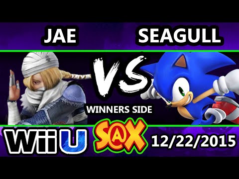 S@X 129 - Seagull (Sonic) Vs. JAE (Sheik, Diddy Kong) SSB4 Tournament - Smash Wii U - Smash 4