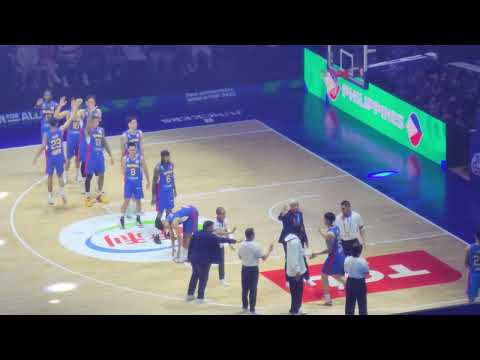 FIBA WORLD CUP 2023 | MANILA | GILAS PILIPINAS VS DOMINICAN REPUBLIC | PLAYER INTRODUCTION