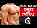 CHEST & TRICEPS WORKOUT! | 30 MINUTE SUPERSET GAUNTLET