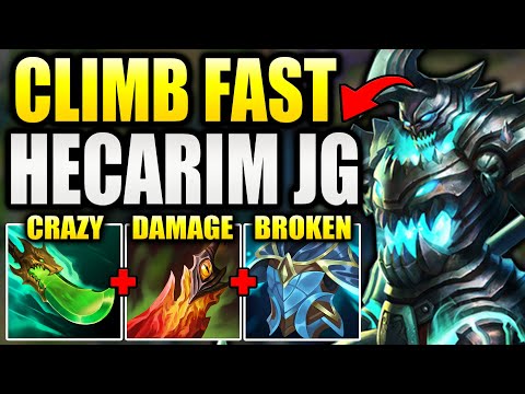 How to CLIMB FAST in Solo Queue with Hecarim Jungle | Complete Season 15 Guide