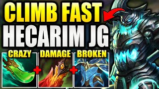 How to CLIMB FAST in Solo Queue with Hecarim Jungle | Complete Season 15 Guide