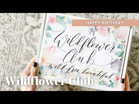 Wildflower Club Unboxing October 2021
