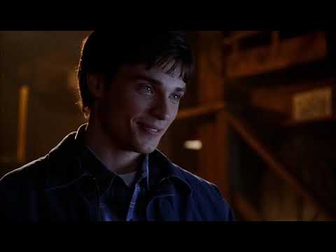 Smallville 2x22 - Chloe sees Clark and Lana kissing