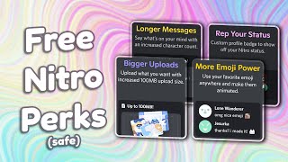How to get Discord Nitro Features for Free!