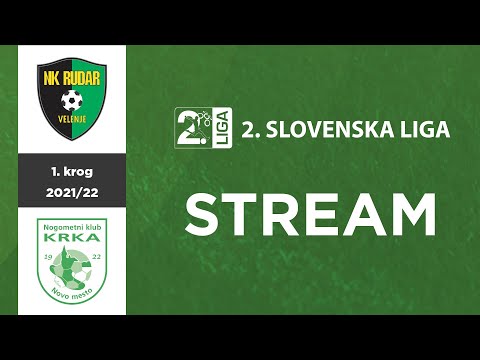 Rudar Velenje - Krka | 1. krog #2SNL 2021-22 | Stream
