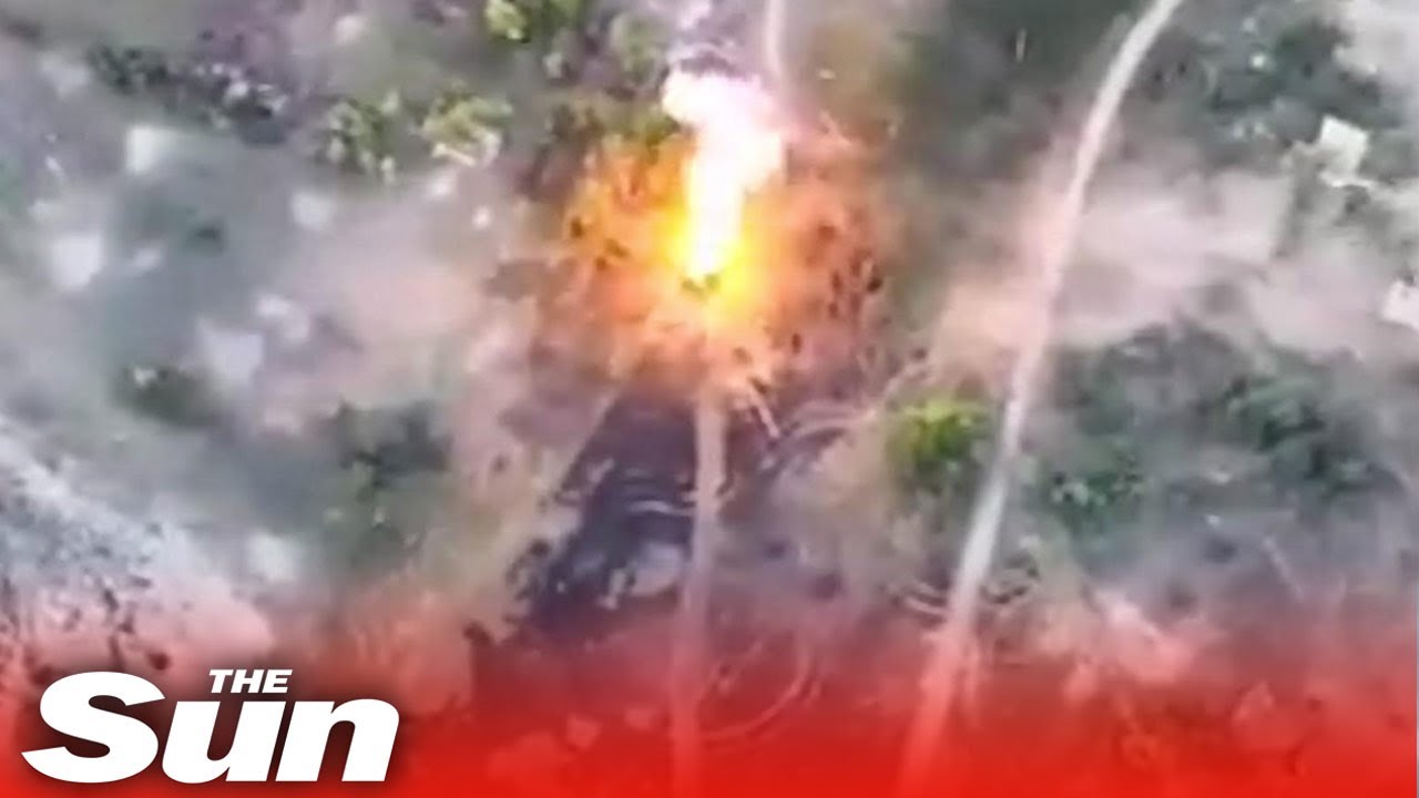 Forças ucranianas explodem tanques russos com mísseis mortais