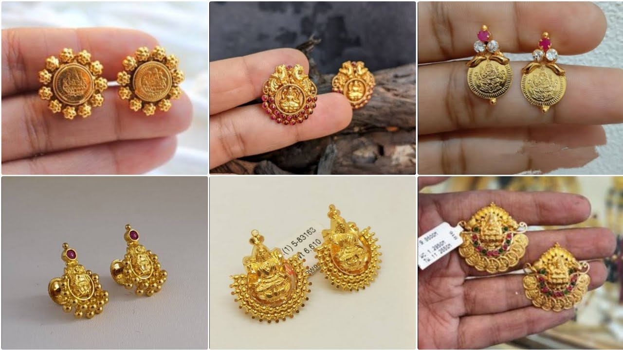 Watch video Lakshmi Devi idols earrings collection with weight. Now Lakshmi Devi idols earrings collection with weight.