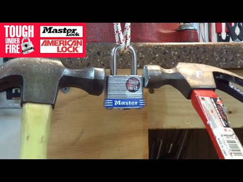 (732) Double Tapping a Master Lock Open