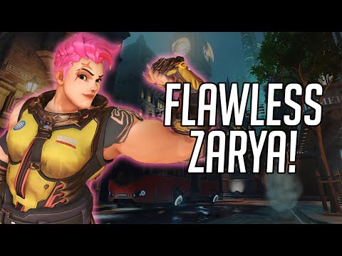 Overwatch: Datto Goes Pro - Flawless Ranked Zarya Gameplay on King's Row!