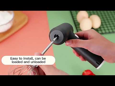 Портативный электрический беспроводной миксер на аккумуляторе USB венчик для взбивания венчик электро ручной миксер аккумуляторный - фото 1 - id-p2242338688