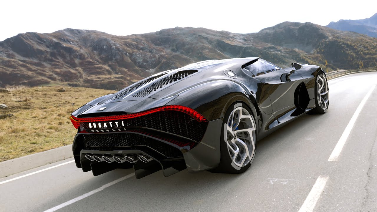 Bugatti La Voiture Noire 3D Model