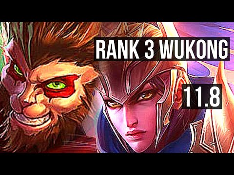 WUKONG vs QUINN (TOP) | Rank 3 Wukong, 3.0M mastery, 800+ games, 6/3/13 | BR Challenger | v11.8