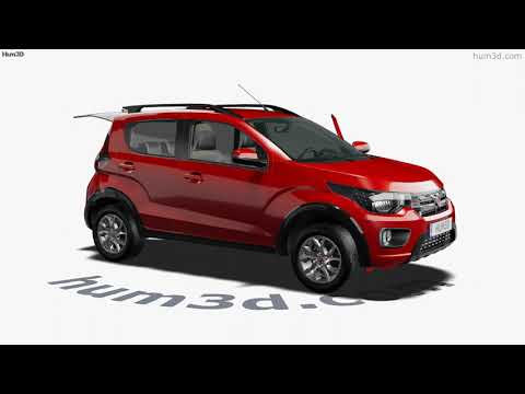 Fiat Mobi Way On with HQ interior 2020 3D model by 3DModels.org