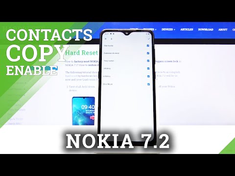 How to Copy Contacts in NOKIA 7.2 – Relocate & Save Contacts / Numbers