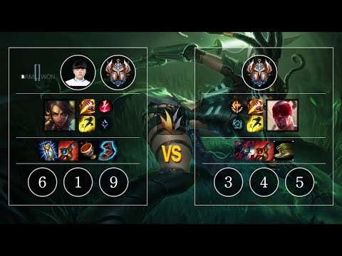 DWG Canyon Nidalee vs Lee Sin Jungle - KR Challenger Patch 10.11