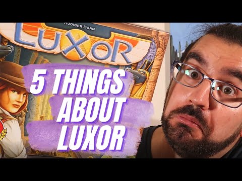 DOES LUXOR DESERVE MORE LOVE? | Luxor Board Game Review