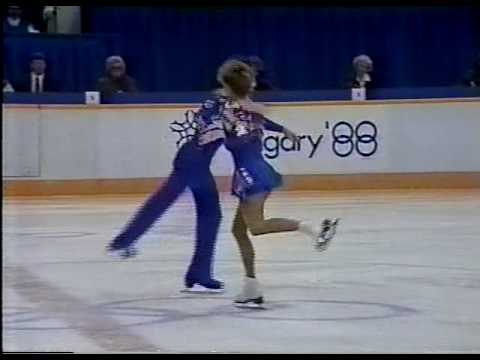 Seybold & Seybold (USA) - 1988 Calgary, Figure Skating, Pairs' Long Program (US ABC)