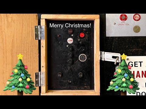 Merry Christmas!!!!! AMAZING Old Antique & Historic 1940's Otis Traction Elevator with Wooden Gate!