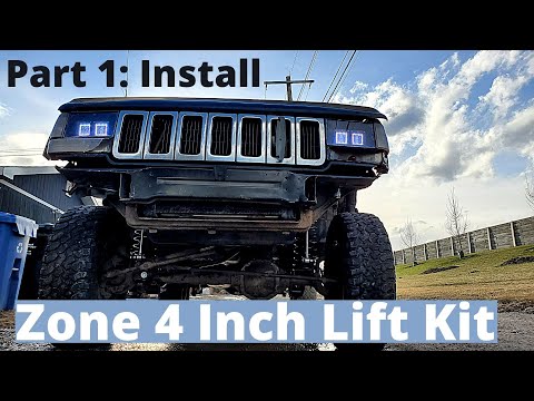 Part 1: Install | Zone 4 inch lift install on 1998 Jeep Grand Cherokee zj