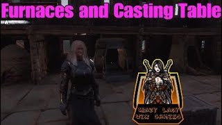 Furnaces and Casting Table Conan Exiles