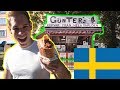 TRYING AN INSANE SWEDISH HOTDOG Stockholm Sweden