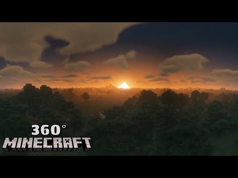 Ultimate Minecraft 360° Flying with Shaders!